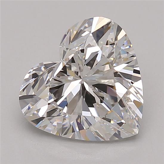 2.19ct Heart F IF Lab-Grown Diamond