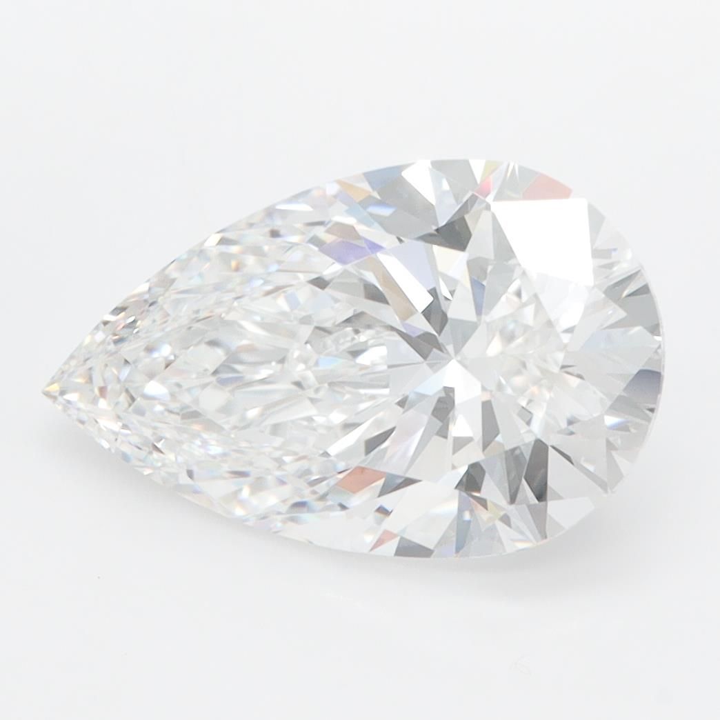 3.08ct Pear D IF Lab-Grown Diamond