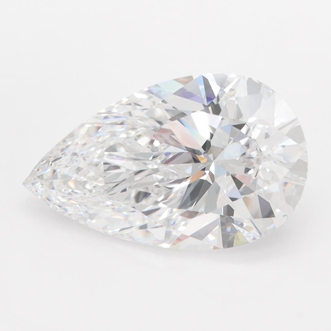 3.04ct Pear D IF Lab-Grown Diamond