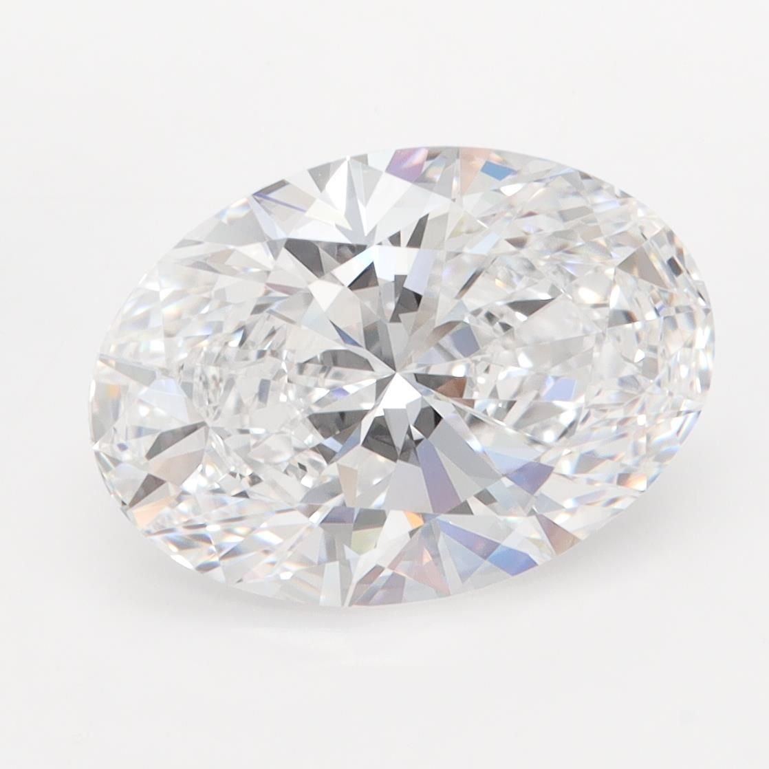 4.08ct Oval D IF Lab-Grown Diamond
