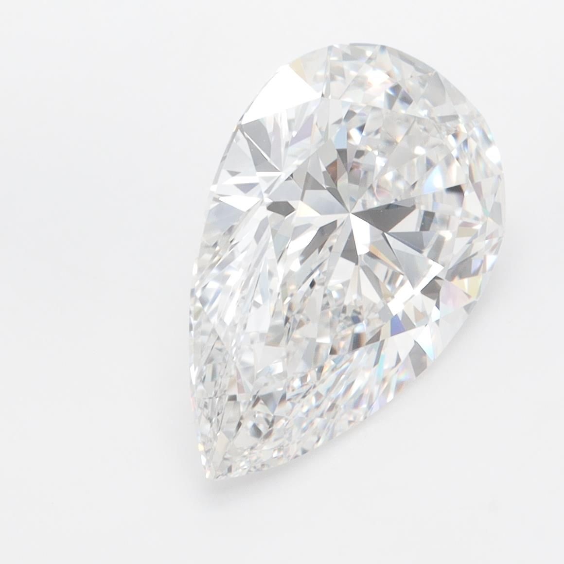 4.08ct Pear D VVS1 Lab-Grown Diamond