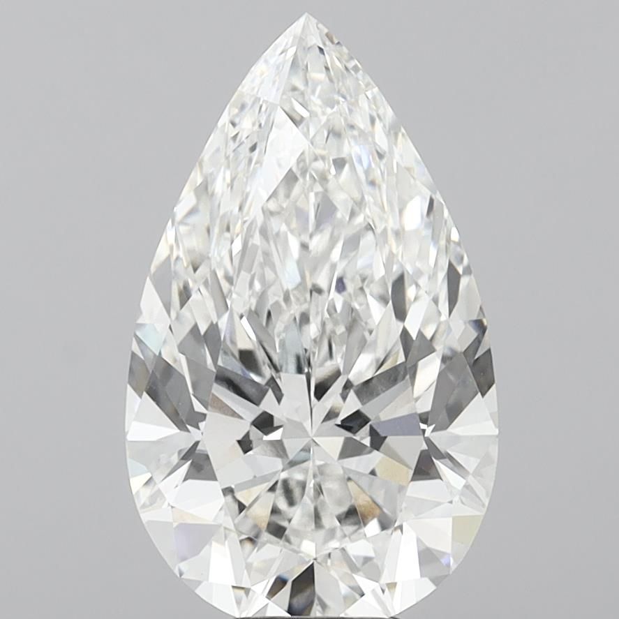 8.08ct Pear F VVS2 Lab-Grown Diamond