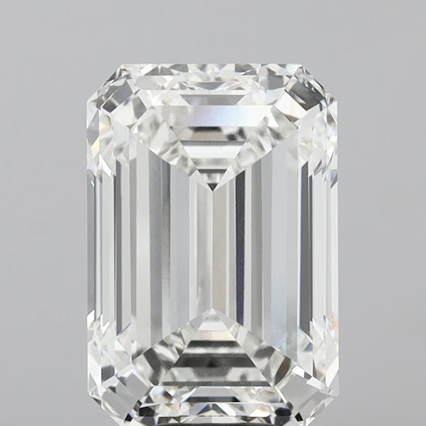 10.57 Carat EMERALD Shape F Colour VVS2 Clarity  Cut - White Lab Diamond - 1749441