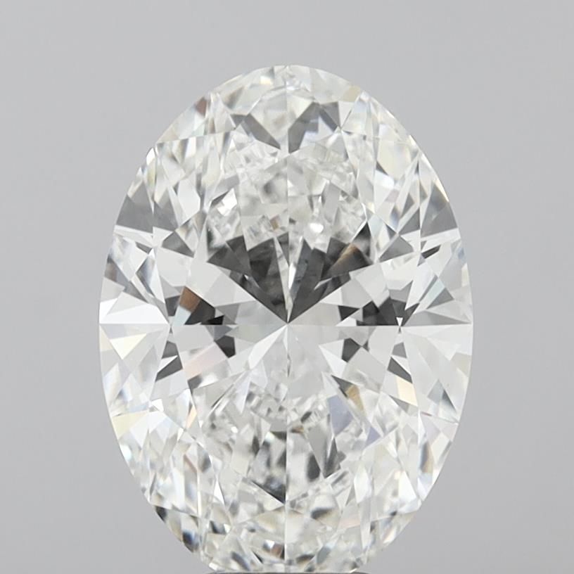 7.07ct Oval F VVS2 Lab-Grown Diamond