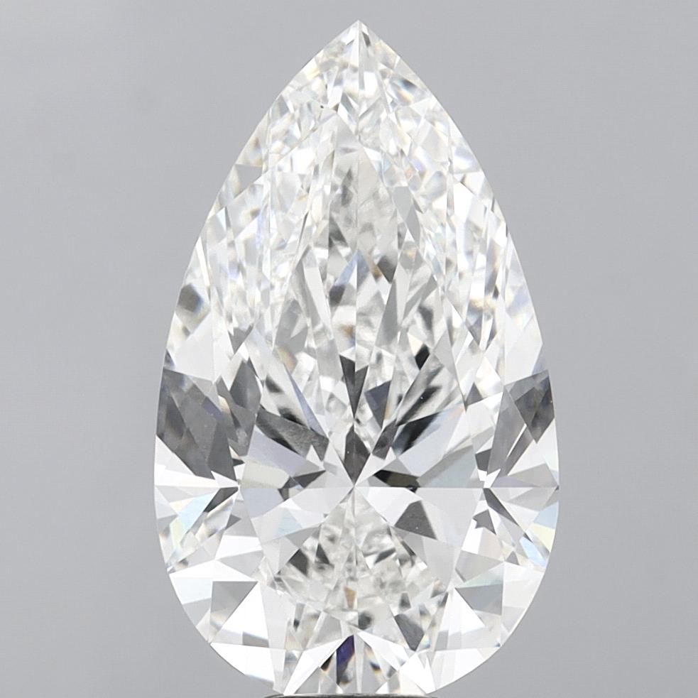 10.09 Carat PEAR Shape F Colour VVS2 Clarity  Cut - White Lab Diamond - 1749772