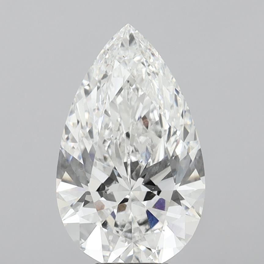 6.06ct Pear E VVS2 Lab-Grown Diamond