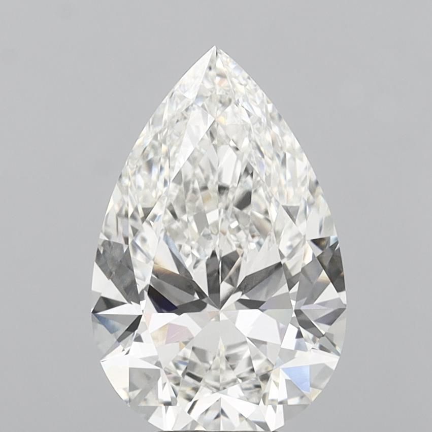 6.09ct Pear F VVS2 Lab-Grown Diamond