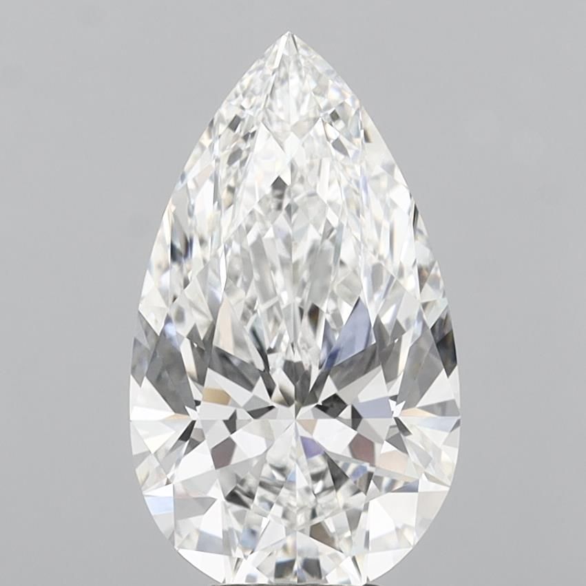 6.08ct Pear E VVS2 Lab-Grown Diamond