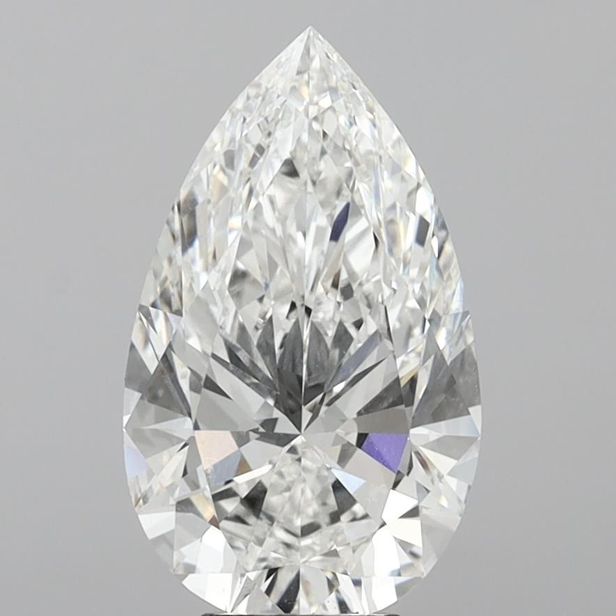 7.04ct Pear E VVS2 Lab-Grown Diamond