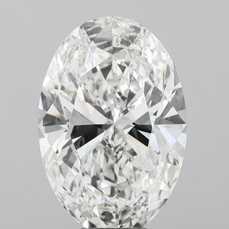 7.05ct Oval F VVS2 Lab-Grown Diamond