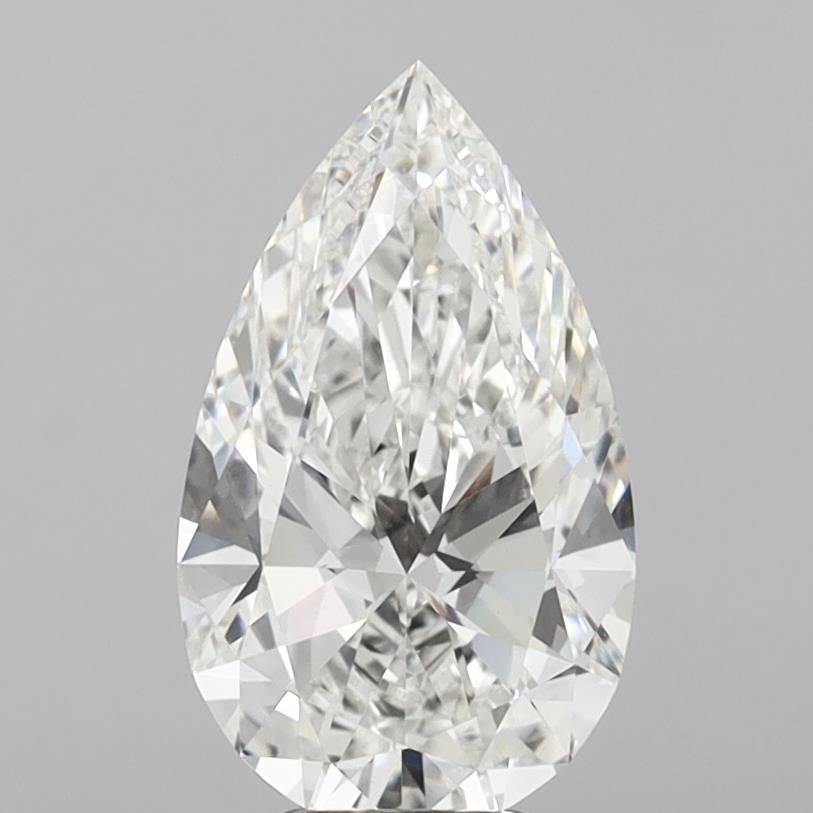 5.04ct Pear F VVS2 Lab-Grown Diamond