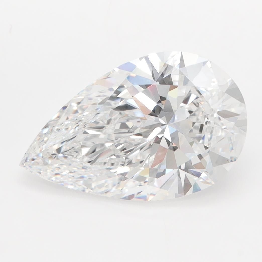 3.02ct Pear D IF Lab-Grown Diamond