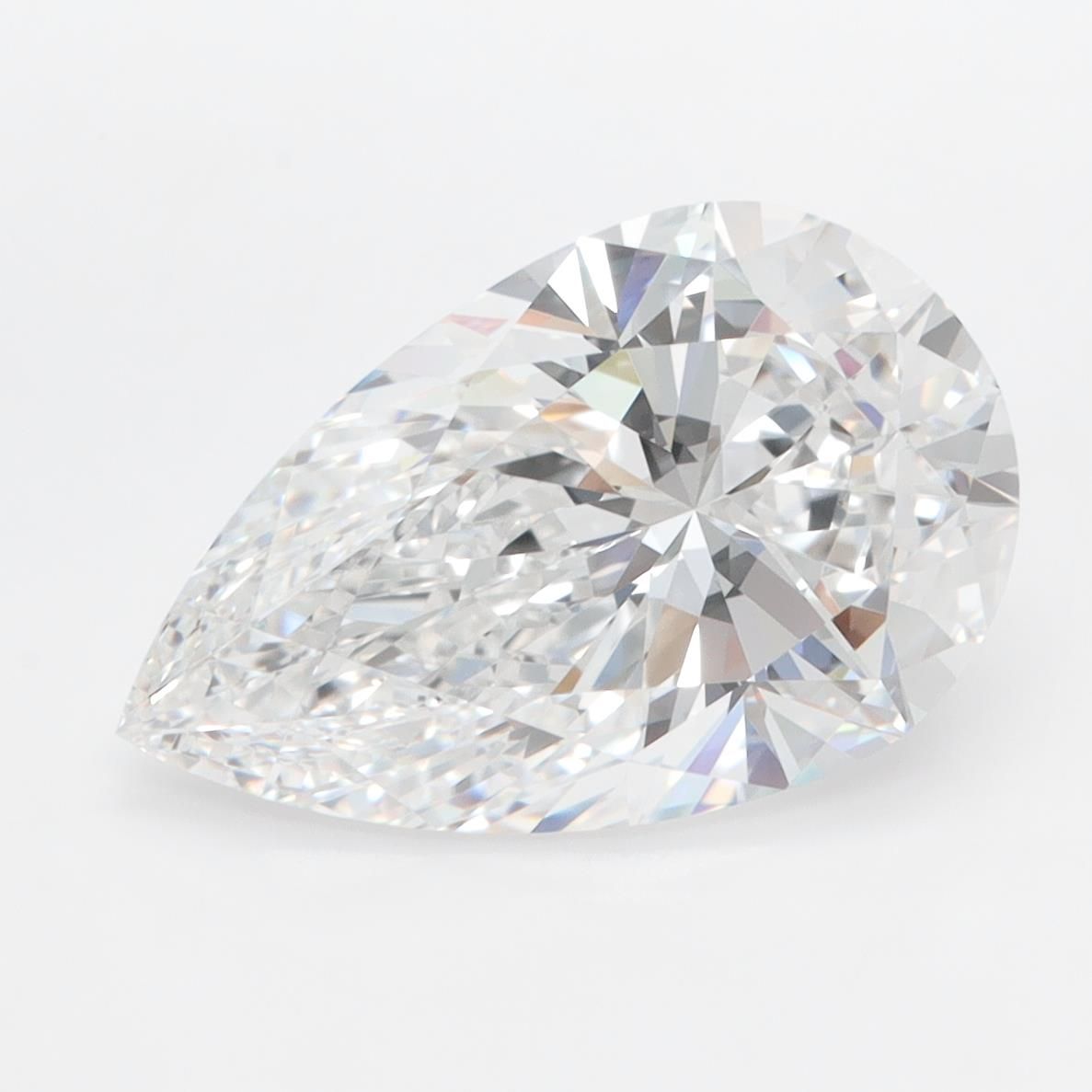 4.1ct Pear D IF Lab-Grown Diamond