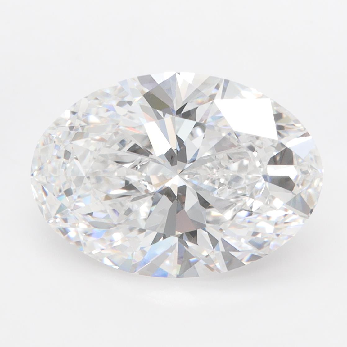 4.25ct Oval D IF Lab-Grown Diamond