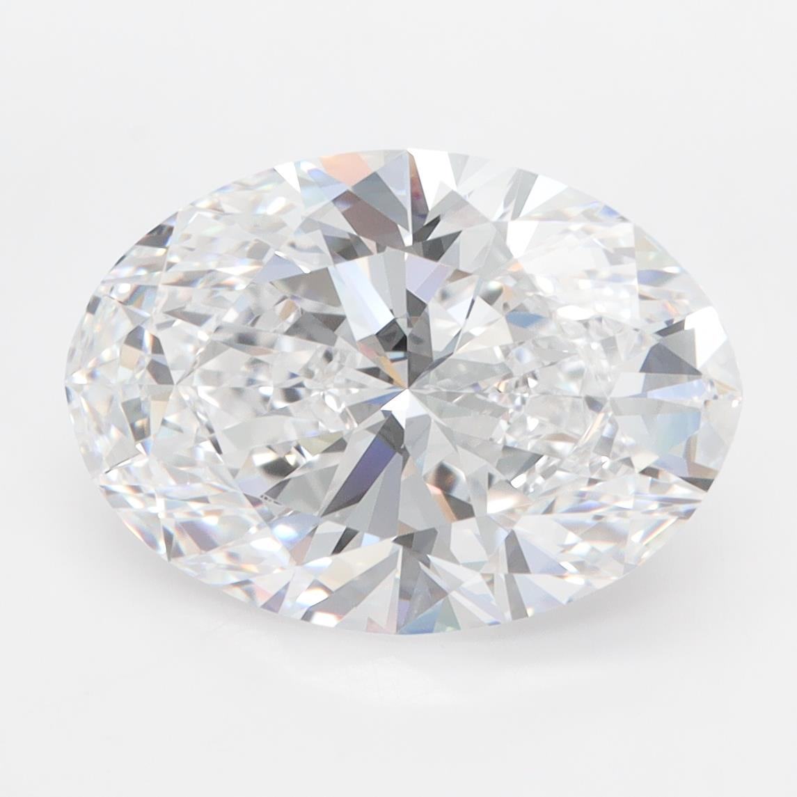 4.9ct Oval D FL Lab-Grown Diamond