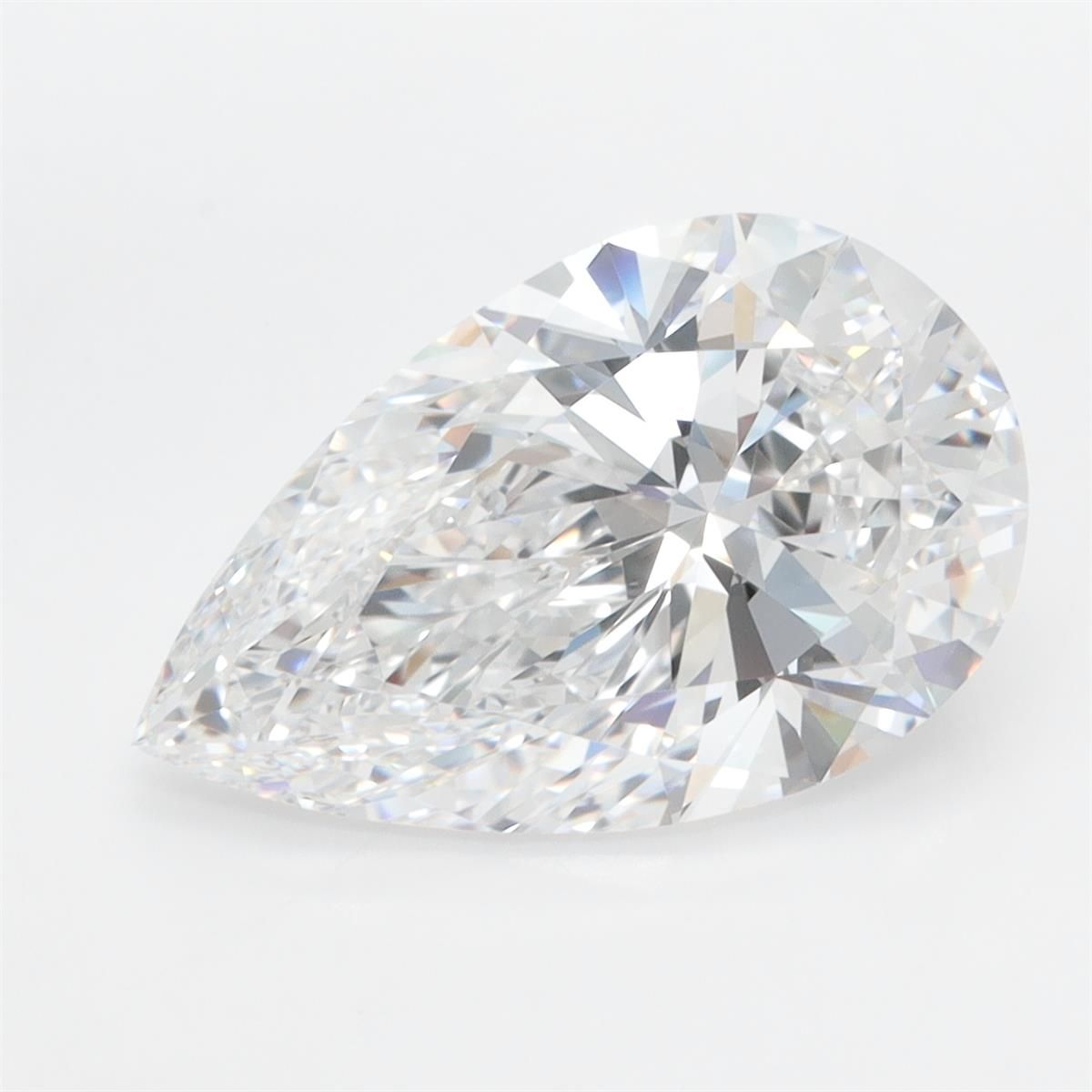 4.3ct Pear D IF Lab-Grown Diamond