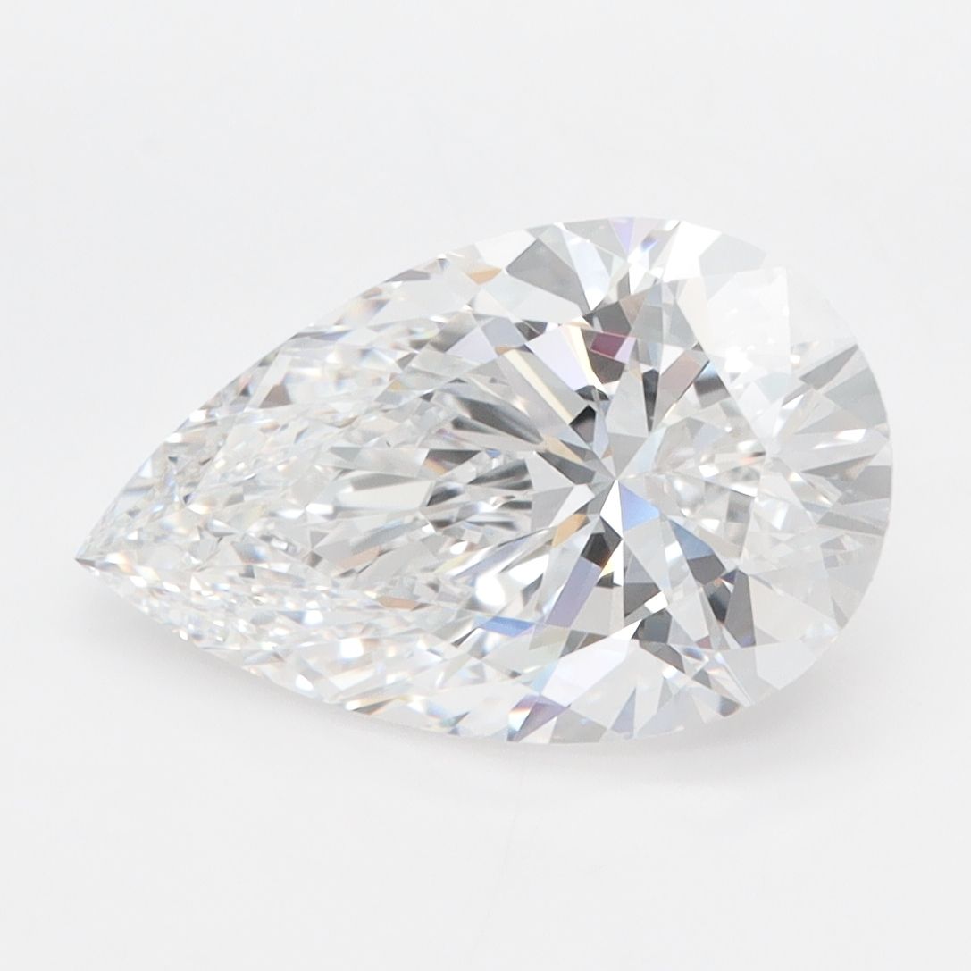 3.07ct Pear D IF Lab-Grown Diamond