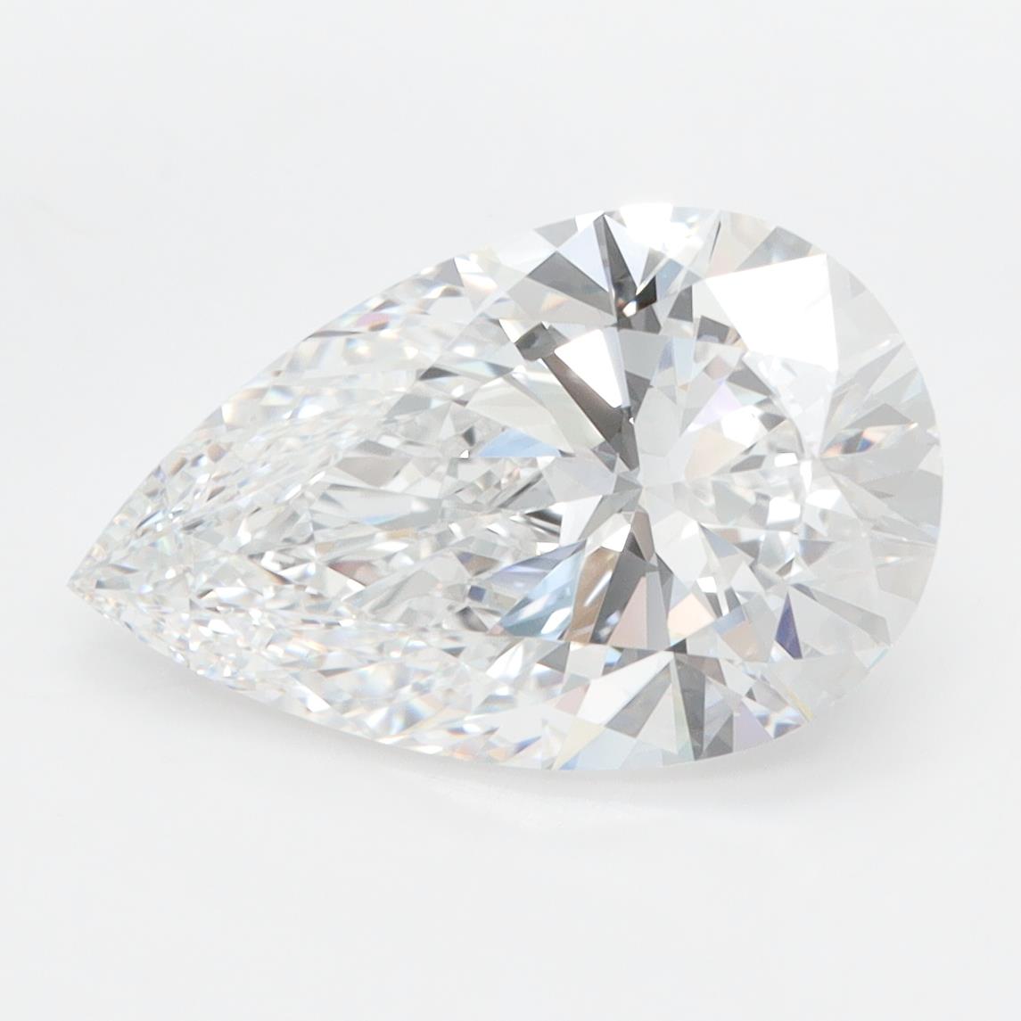 3.64ct Pear D IF Lab-Grown Diamond