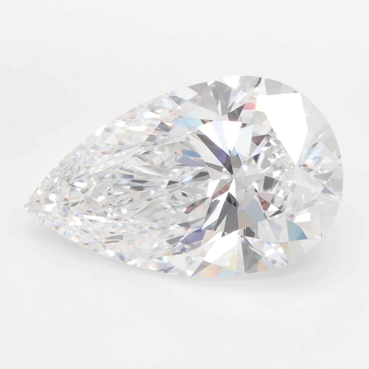 5.27ct Pear D IF Lab-Grown Diamond