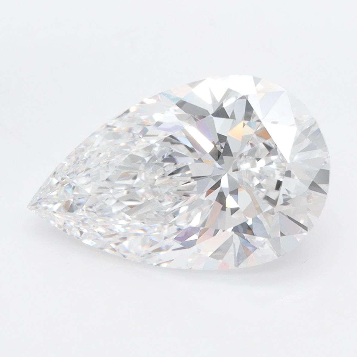 4.08ct Pear D IF Lab-Grown Diamond