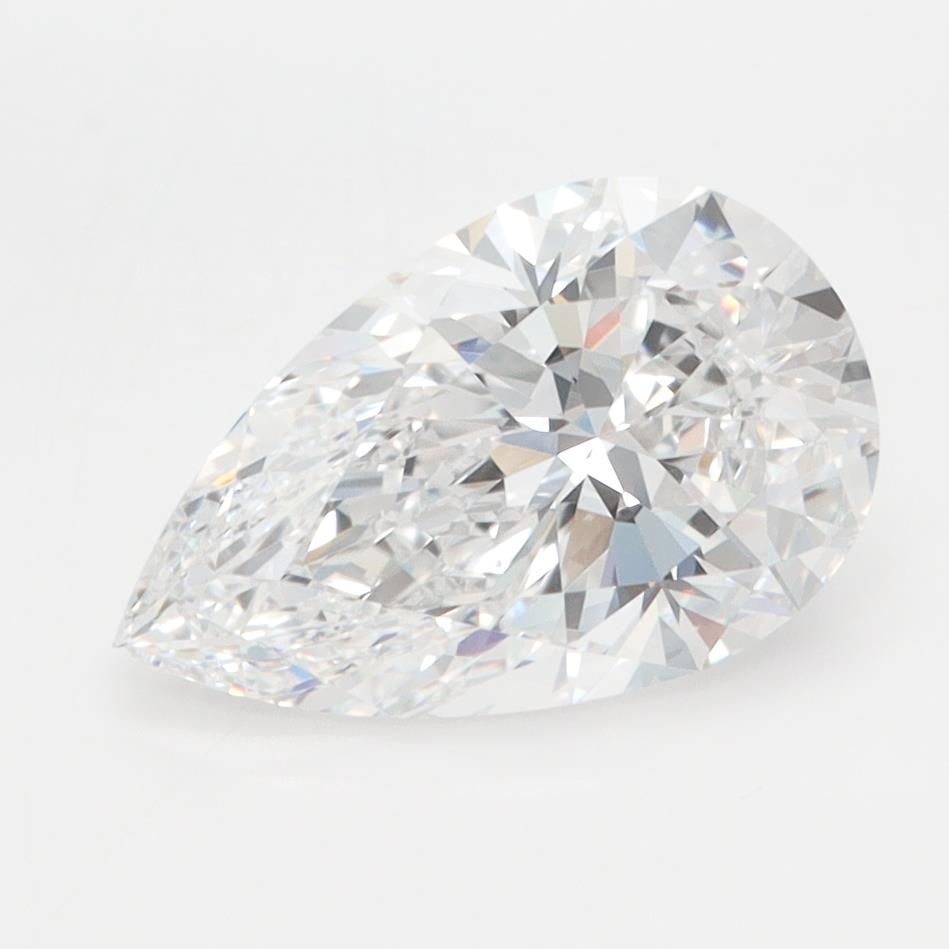 2ct Pear D IF Lab-Grown Diamond