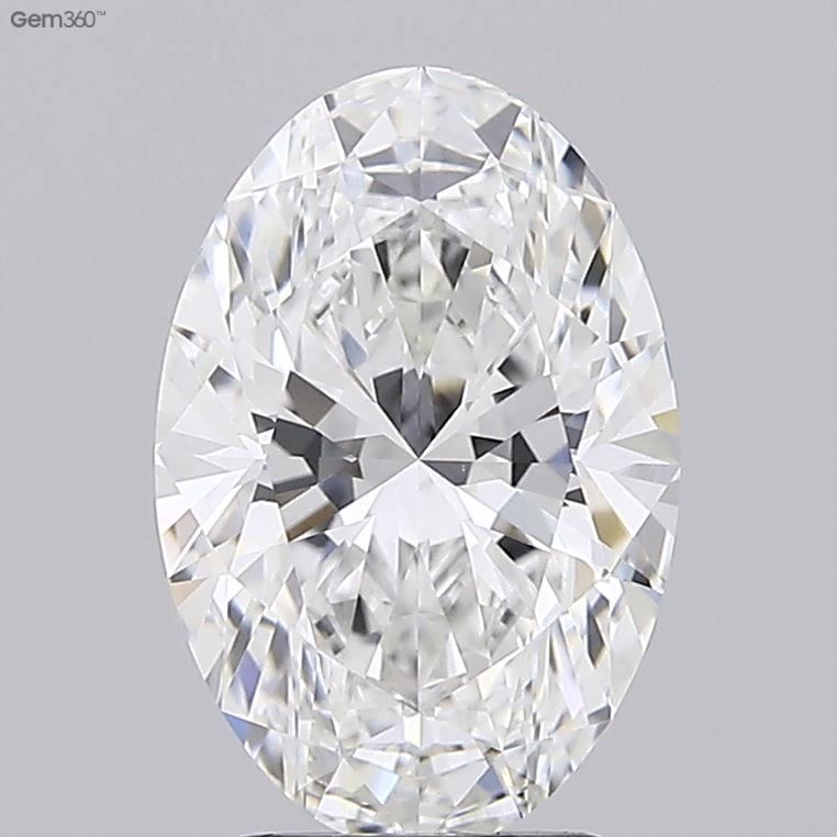 3.12ct Oval F VVS2 Lab-Grown Diamond