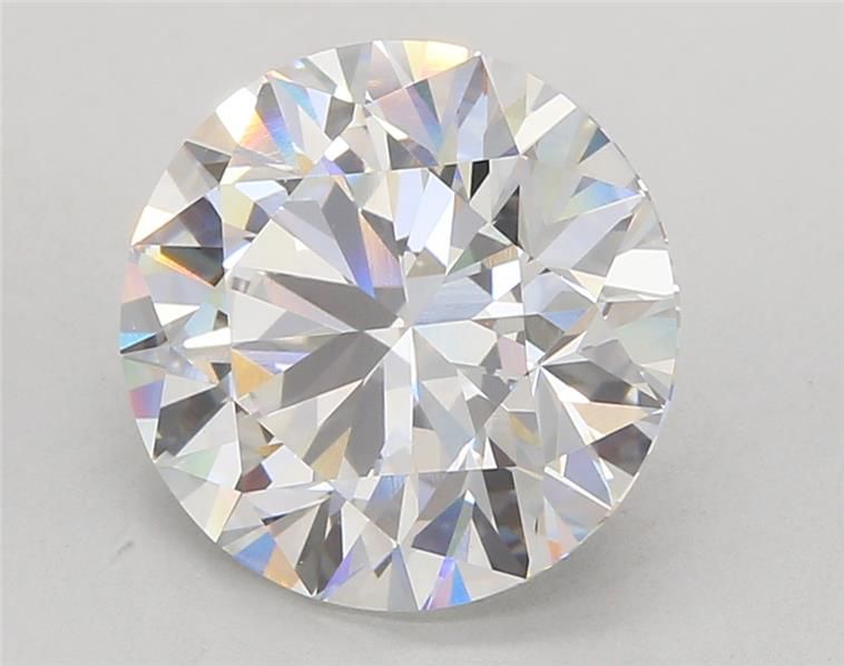 5.54ct Round F VVS2 Lab-Grown Diamond