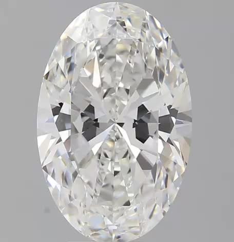 5.57ct Oval F VVS2 Lab-Grown Diamond