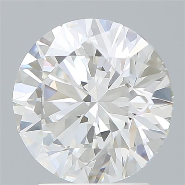 2.6ct Round F VVS2 Lab-Grown Diamond