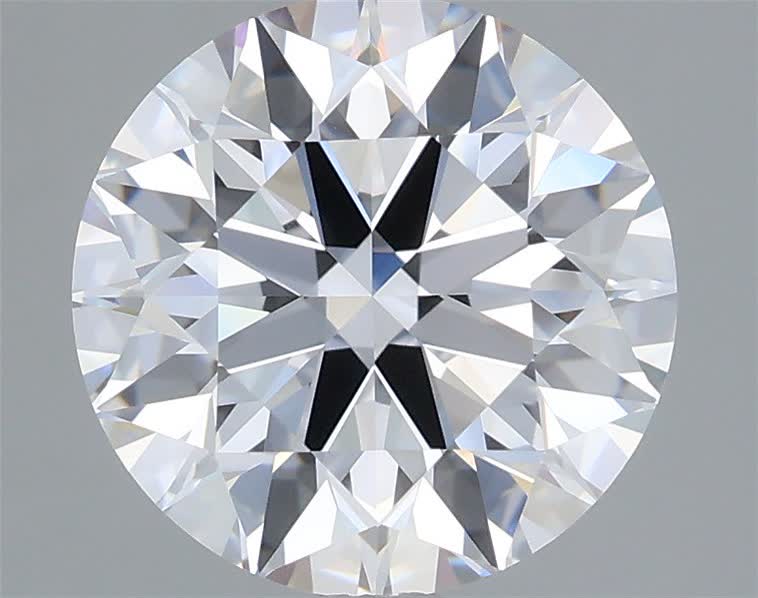 2.5ct Round D VS1 Lab-Grown Diamond