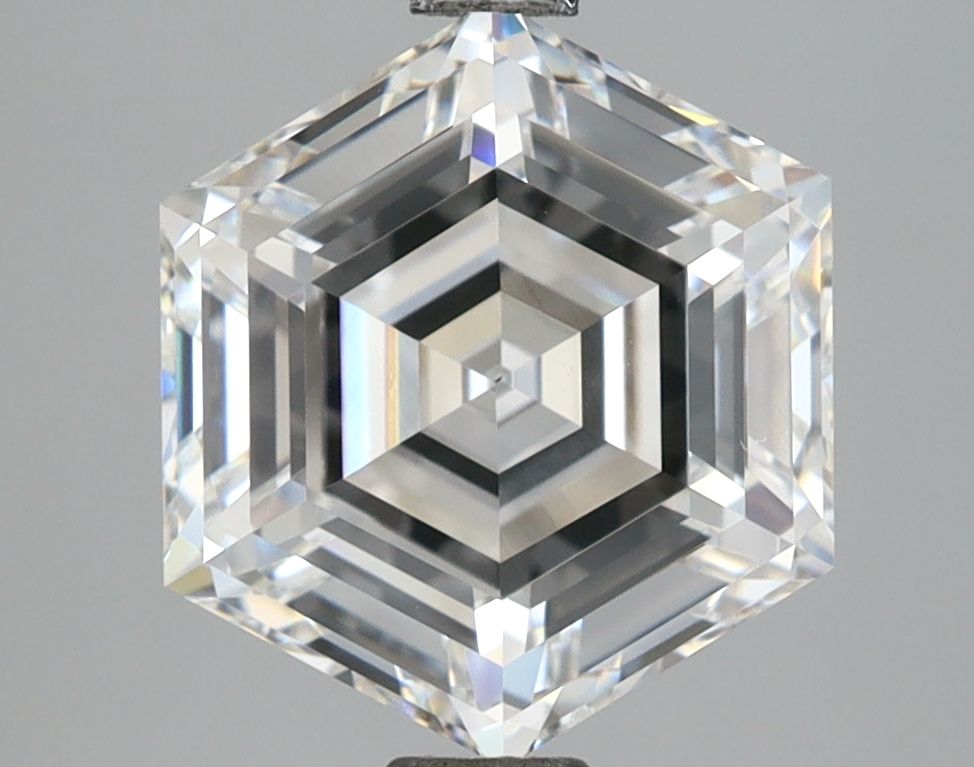 3.58ct Hexagonal E VVS2 Lab-Grown Diamond