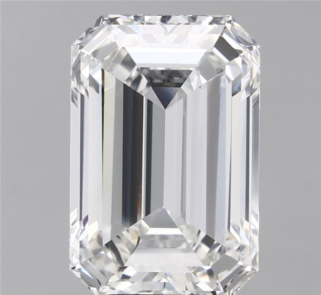10.04 Carat EMERALD Shape F Colour VVS2 Clarity  Cut - White Lab Diamond - 1659616