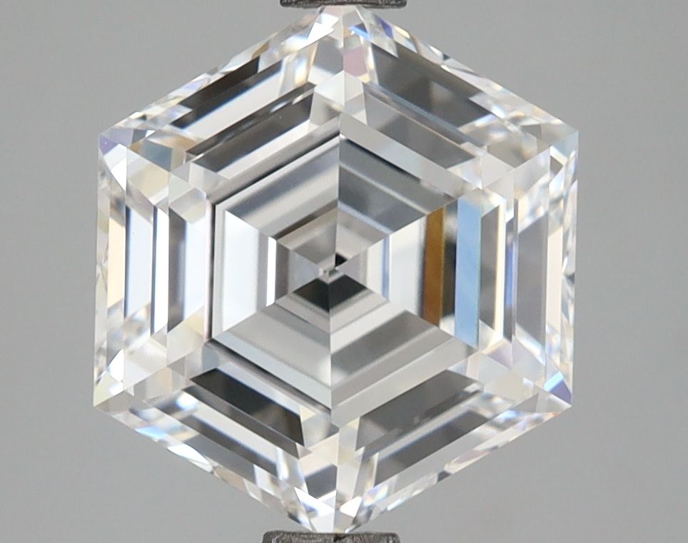 3.57ct Hexagonal D VVS2 Lab-Grown Diamond