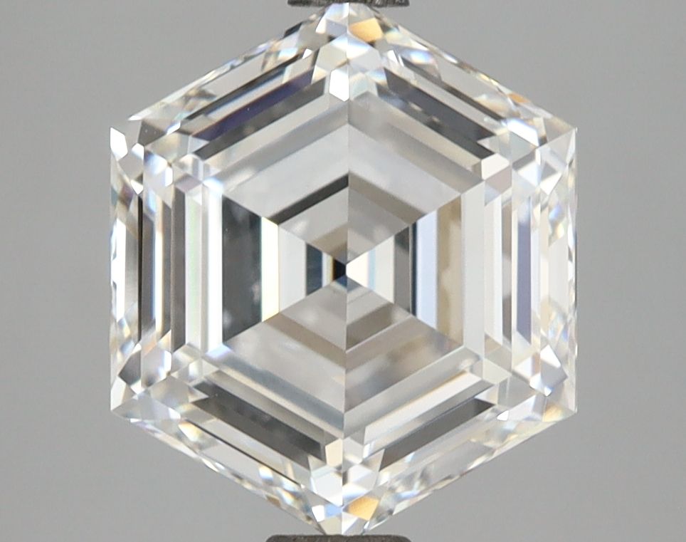 3.54ct Hexagonal F VVS2 Lab-Grown Diamond