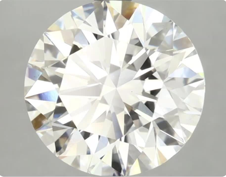 3.9ct Round F VS2 Lab-Grown Diamond