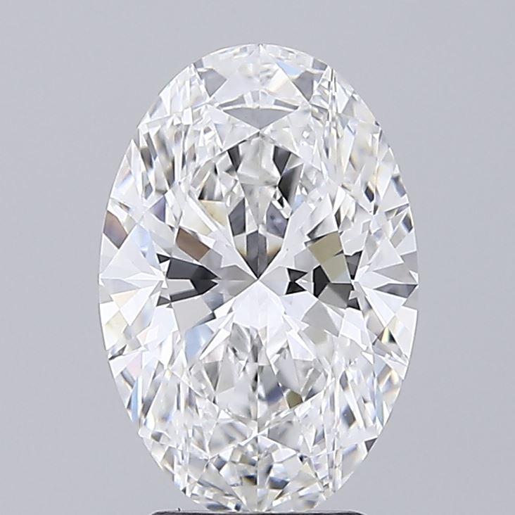 3.13ct Oval E VVS2 Lab-Grown Diamond