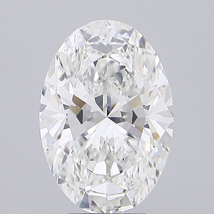 4.1ct Oval F VVS2 Lab-Grown Diamond