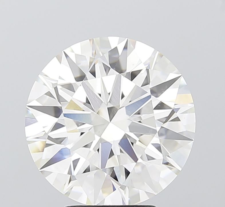 4.07ct Round F VVS2 Lab-Grown Diamond
