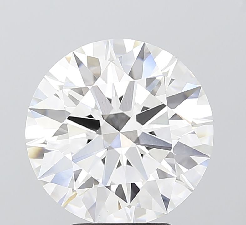 4.06ct Round F VVS2 Lab-Grown Diamond
