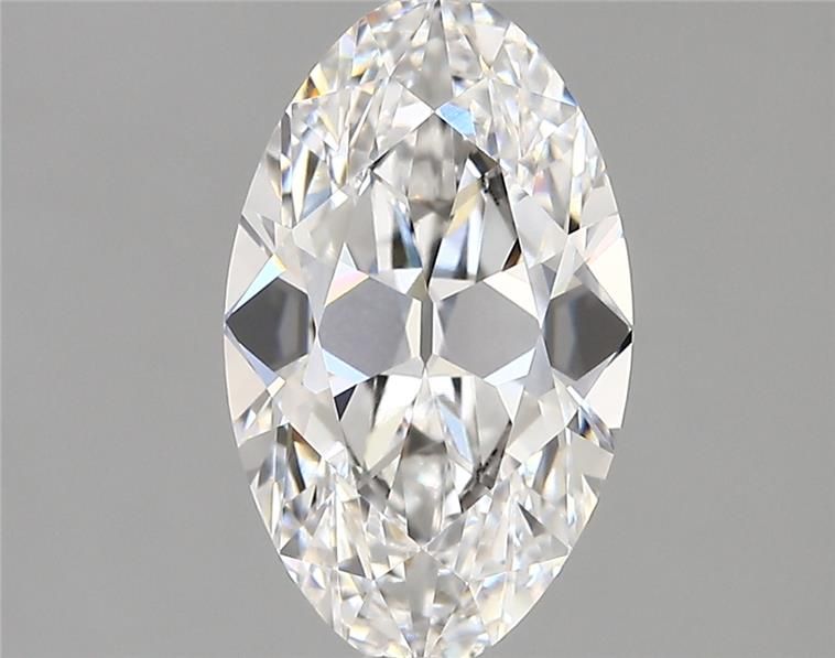 2.76ct Moval D VVS1 Lab-Grown Diamond