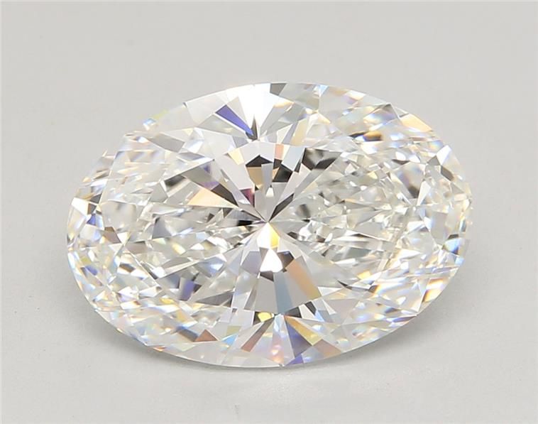 5.51ct Oval F VVS2 Lab-Grown Diamond