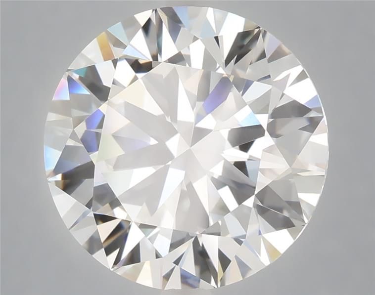 6.01ct Round F VVS2 Lab-Grown Diamond