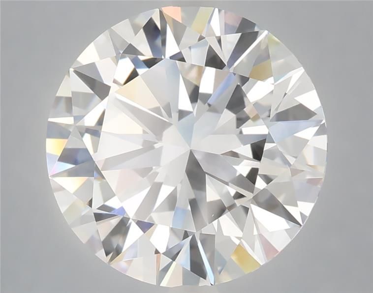 6.01ct Round F VVS2 Lab-Grown Diamond