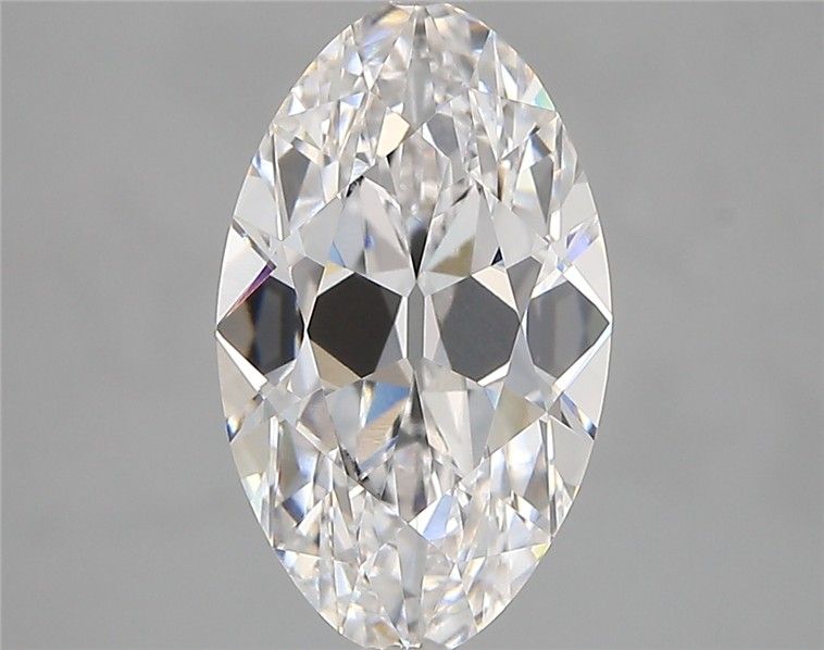 2.74ct Moval D VVS2 Lab-Grown Diamond