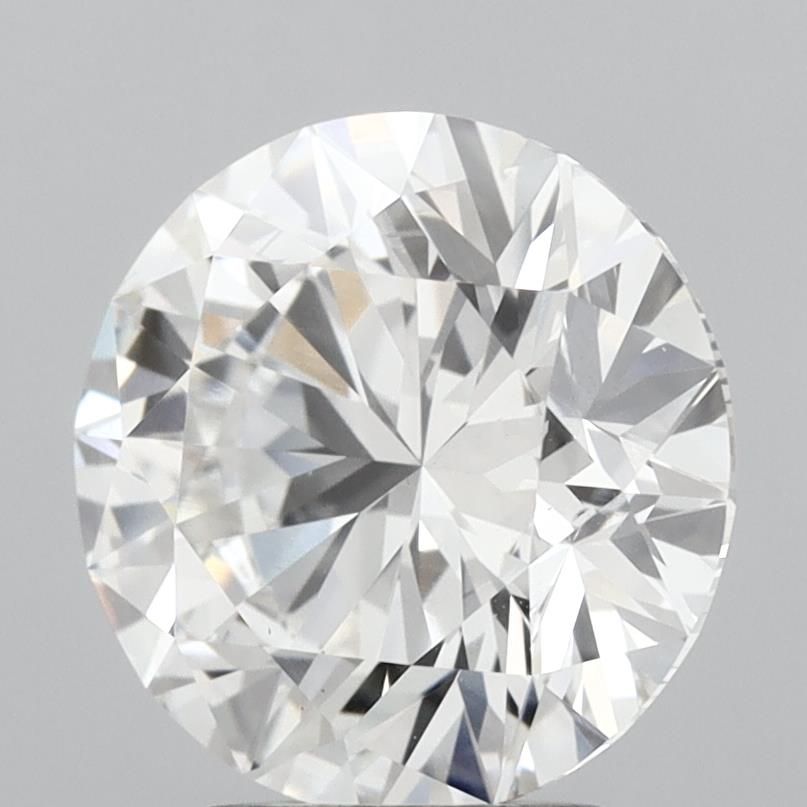 3.3ct Round F VS1 Lab-Grown Diamond