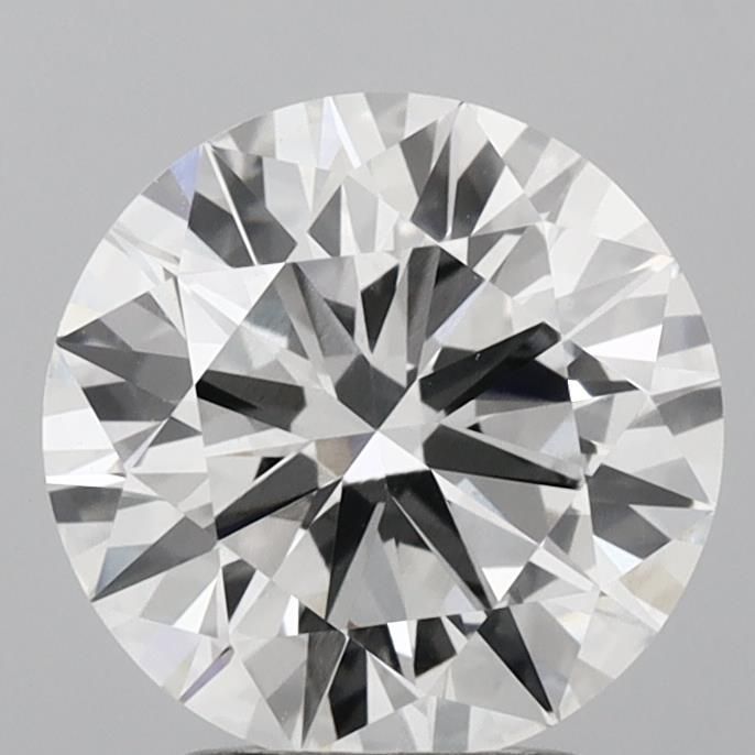 2.67ct Round F VVS2 Lab-Grown Diamond