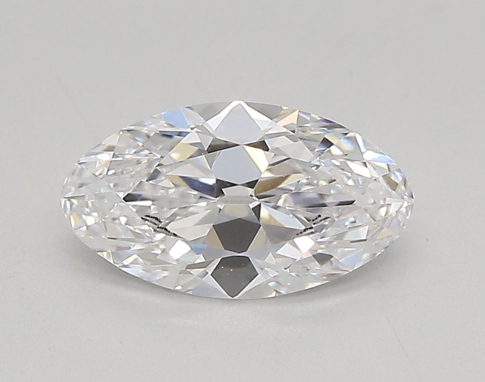 0.96ct Moval D VVS1 Lab-Grown Diamond