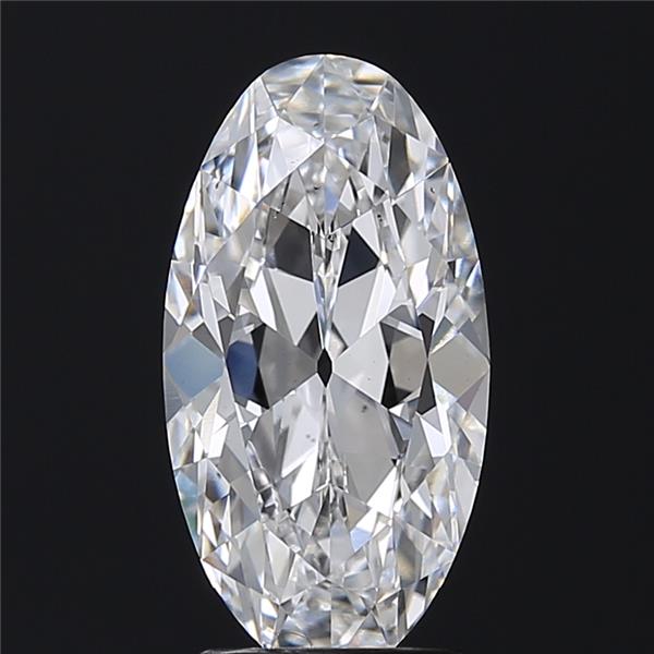 3.03ct Moval E VS2 Lab-Grown Diamond