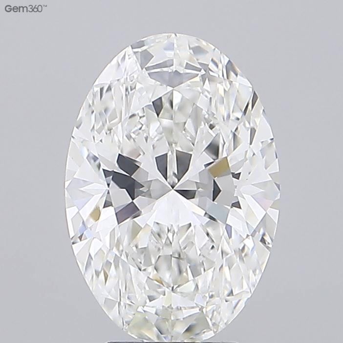 4.05ct Oval F VVS2 Lab-Grown Diamond
