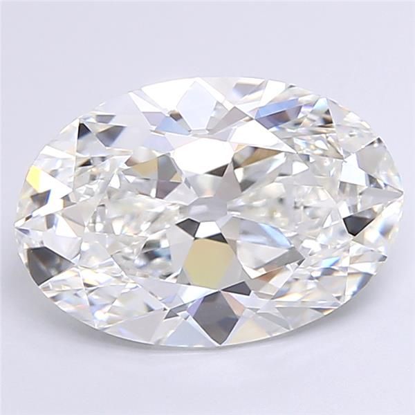 3.82ct Oval F VVS2 Lab-Grown Diamond